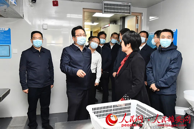 張國華調(diào)研容城縣、容西片區(qū)及千年秀林安全生產(chǎn)工作。劉向陽攝