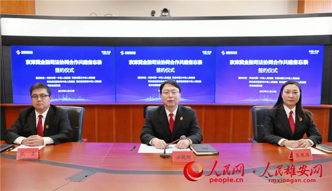 雄安中院會(huì)場(chǎng)。雄安中院供圖