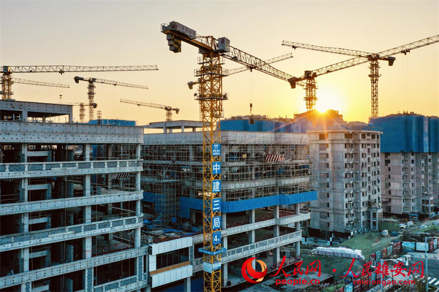 圖為項目建設(shè)現(xiàn)場。