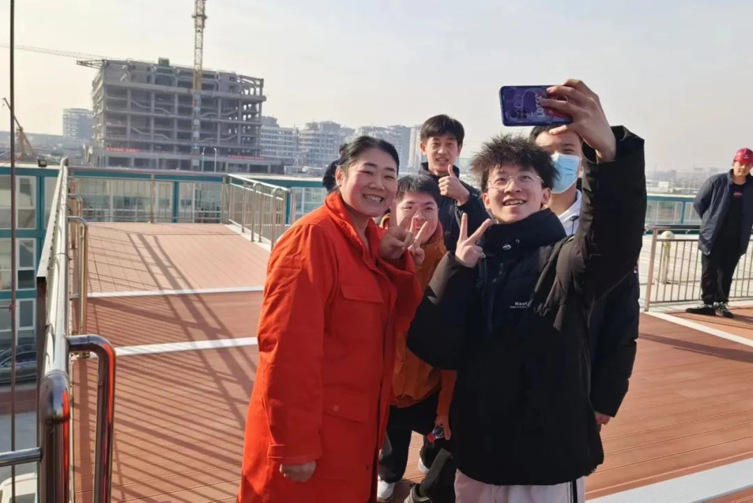 圖為容西片區(qū)大學生寒假社會實踐參觀活動現(xiàn)場。河北新聞網(wǎng)記者王青峰 攝