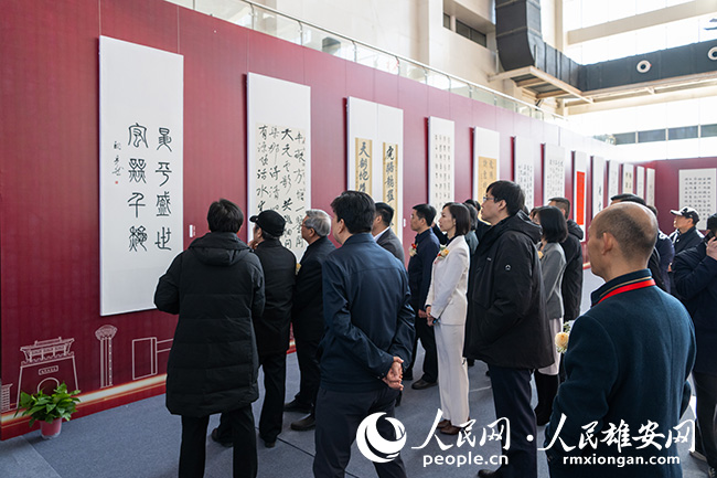 圖為作品展現(xiàn)場。薛志勇攝
