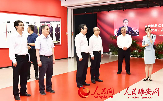 7月26日，北京市副市長于英杰一行到雄安新區(qū)調(diào)研。劉向陽攝