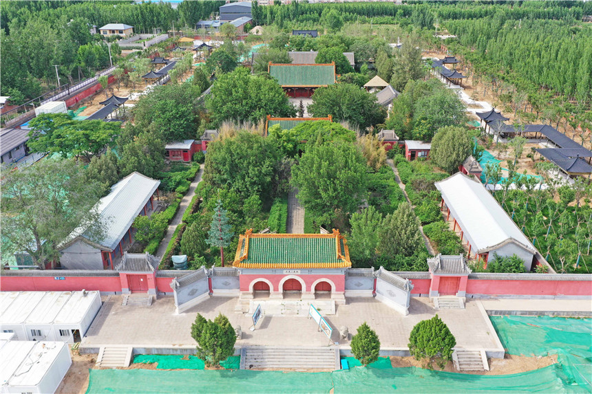 9月4日，河北省文物保護(hù)單位涿州市樓桑廟三義宮搶險(xiǎn)修復(fù)基本完成。熊華明攝