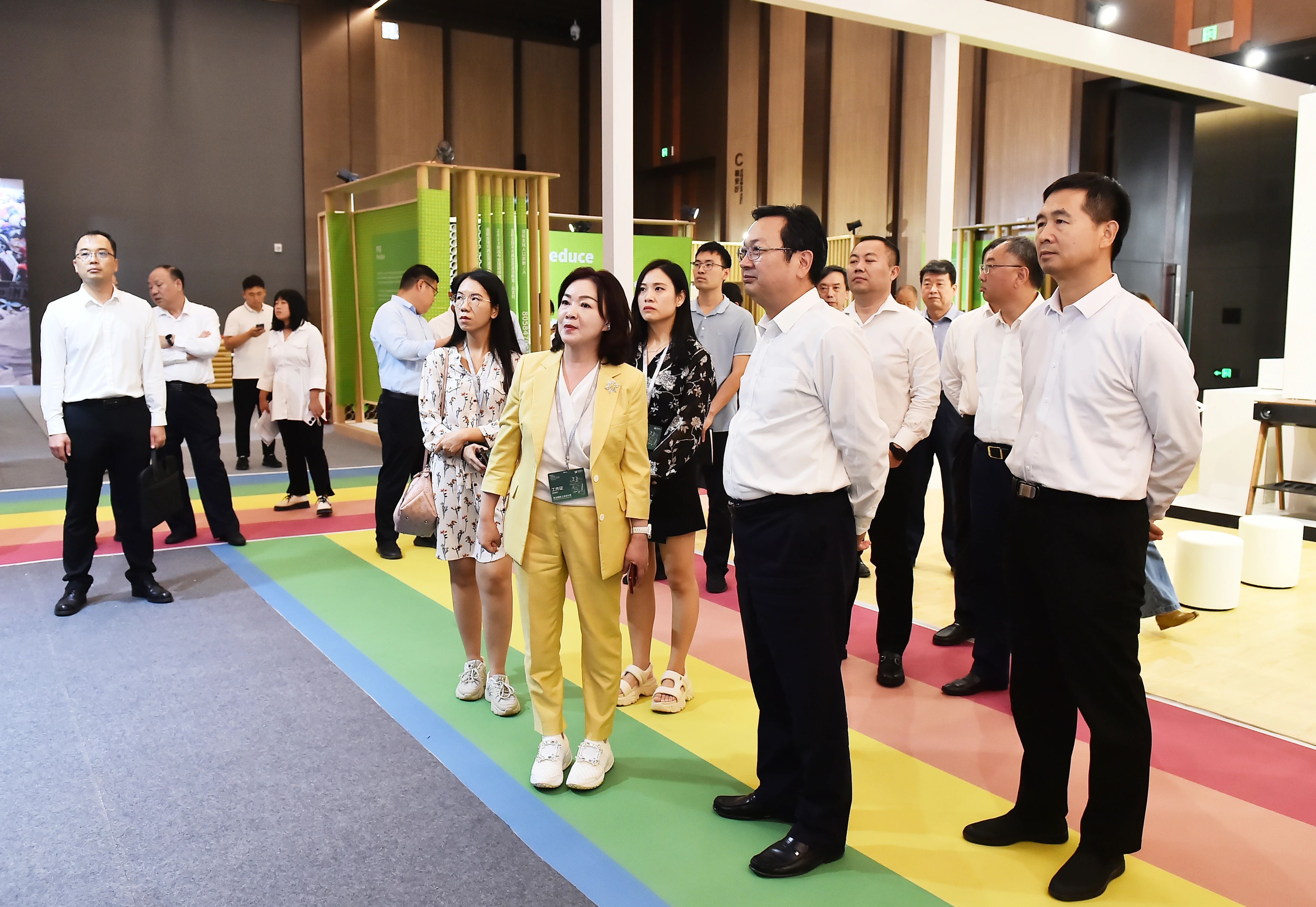 張國華調研2023河北國際工業(yè)設計周活動籌備工作。劉向陽攝