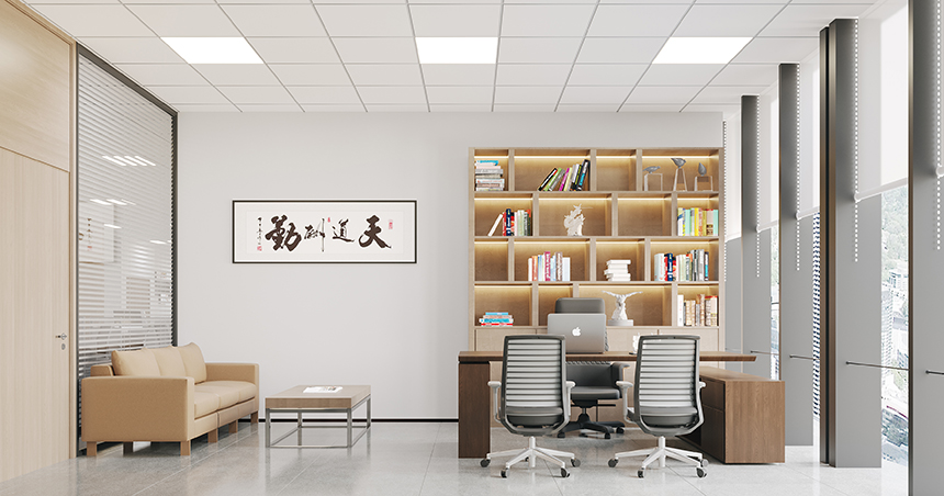 河北建投·金湖未來城項目辦公區(qū)內(nèi)部效果圖。河北建投供圖