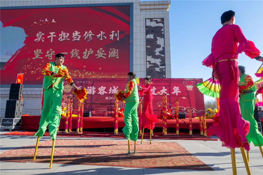 “樂(lè)游容城 歡喜過(guò)大年”系列活動(dòng)現(xiàn)場(chǎng)。容城縣委宣傳部供圖